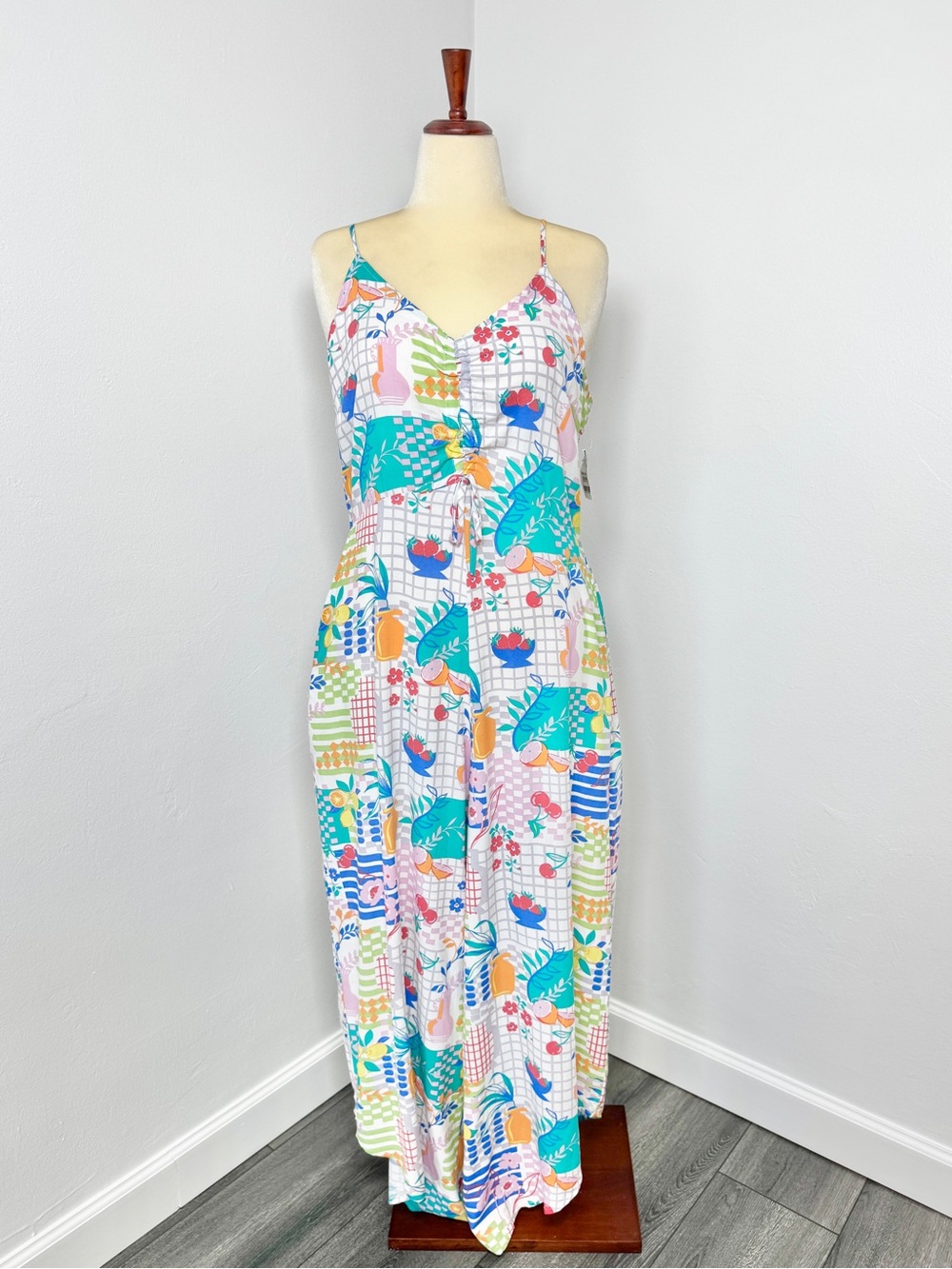 Japna - Multicolor Tropical Print Jumpsuit/Romper